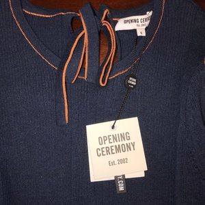 Open Ceremony long sleeve midi dress